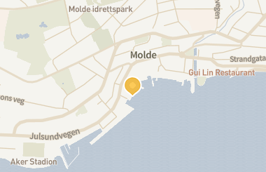 Kart med med nål på restauranten