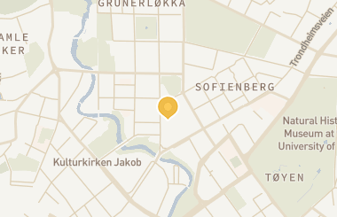 Kart med med nål på restauranten