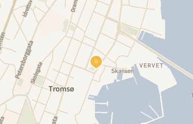 Kart med med nål på restauranten