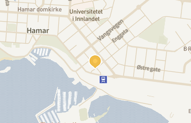 Kart med med nål på restauranten