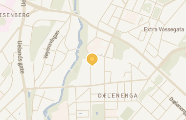 Kart med med nål på restauranten