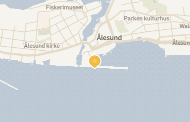 Kart med med nål på restauranten