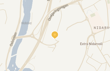 Kart med med nål på restauranten