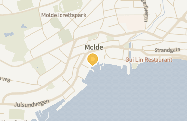 Kart med med nål på restauranten