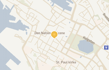 Kart med med nål på restauranten