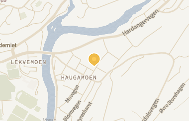 Kart med med nål på restauranten