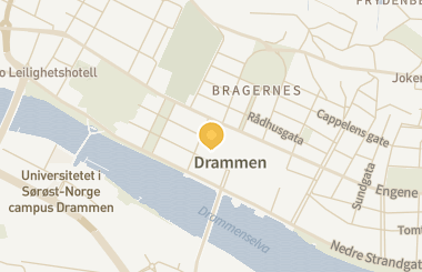 Kart med med nål på restauranten