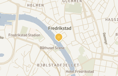 Kart med med nål på restauranten