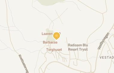 Kart med med nål på restauranten