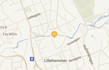 Kart med med nål på restauranten