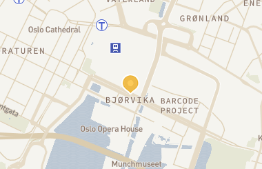 Kart med med nål på restauranten