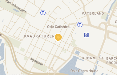 Kart med med nål på restauranten