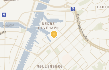 Kart med med nål på restauranten