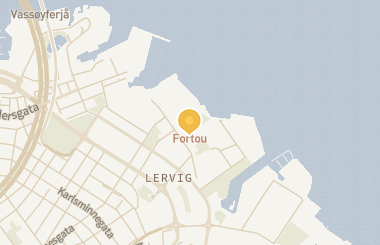 Kart med med nål på restauranten