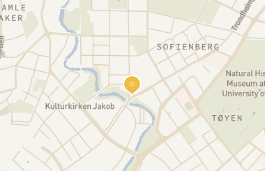 Kart med med nål på restauranten