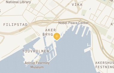 Kart med med nål på restauranten