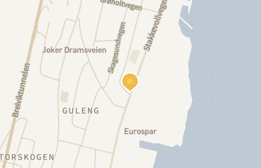 Kart med med nål på restauranten