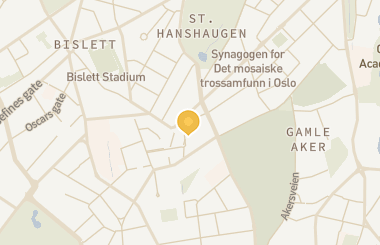 Kart med med nål på restauranten