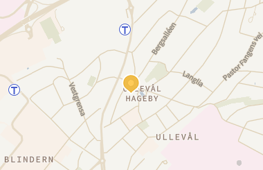 Kart med med nål på restauranten