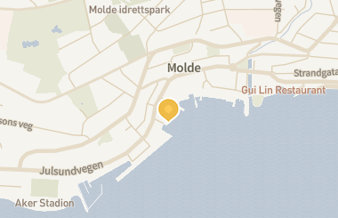 Kart med med nål på restauranten