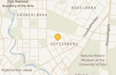 Kart med med nål på restauranten