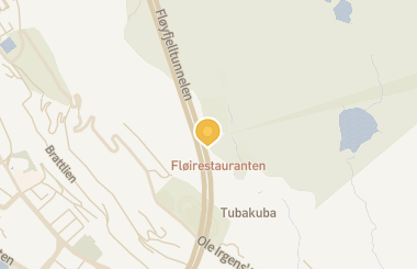 Kart med med nål på restauranten