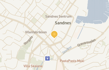 Kart med med nål på restauranten