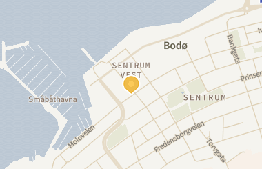 Kart med med nål på restauranten