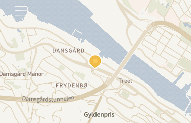 Kart med med nål på restauranten