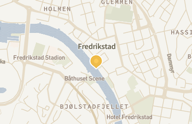 Kart med med nål på restauranten