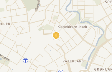 Kart med med nål på restauranten