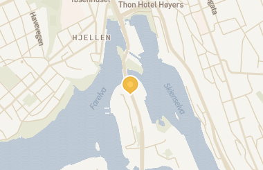 Kart med med nål på restauranten