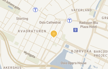 Kart med med nål på restauranten