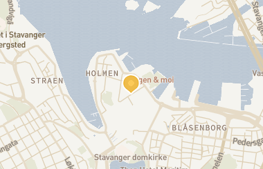 Kart med med nål på restauranten