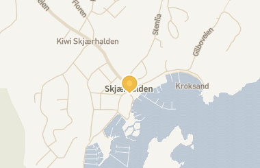 Kart med med nål på restauranten