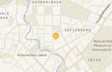 Kart med med nål på restauranten