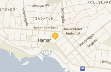 Kart med med nål på restauranten