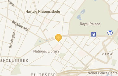 Kart med med nål på restauranten