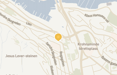 Kart med med nål på restauranten