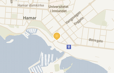 Kart med med nål på restauranten