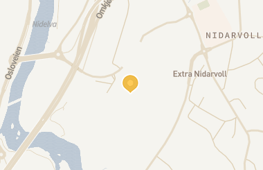 Kart med med nål på restauranten