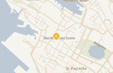 Kart med med nål på restauranten