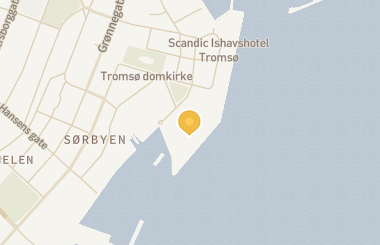 Kart med med nål på restauranten