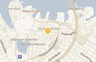 Kart med med nål på restauranten