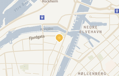 Kart med med nål på restauranten