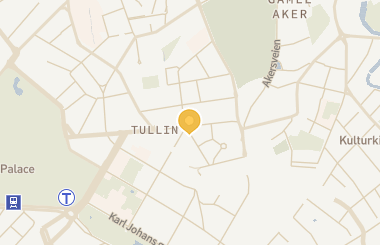 Kart med med nål på restauranten